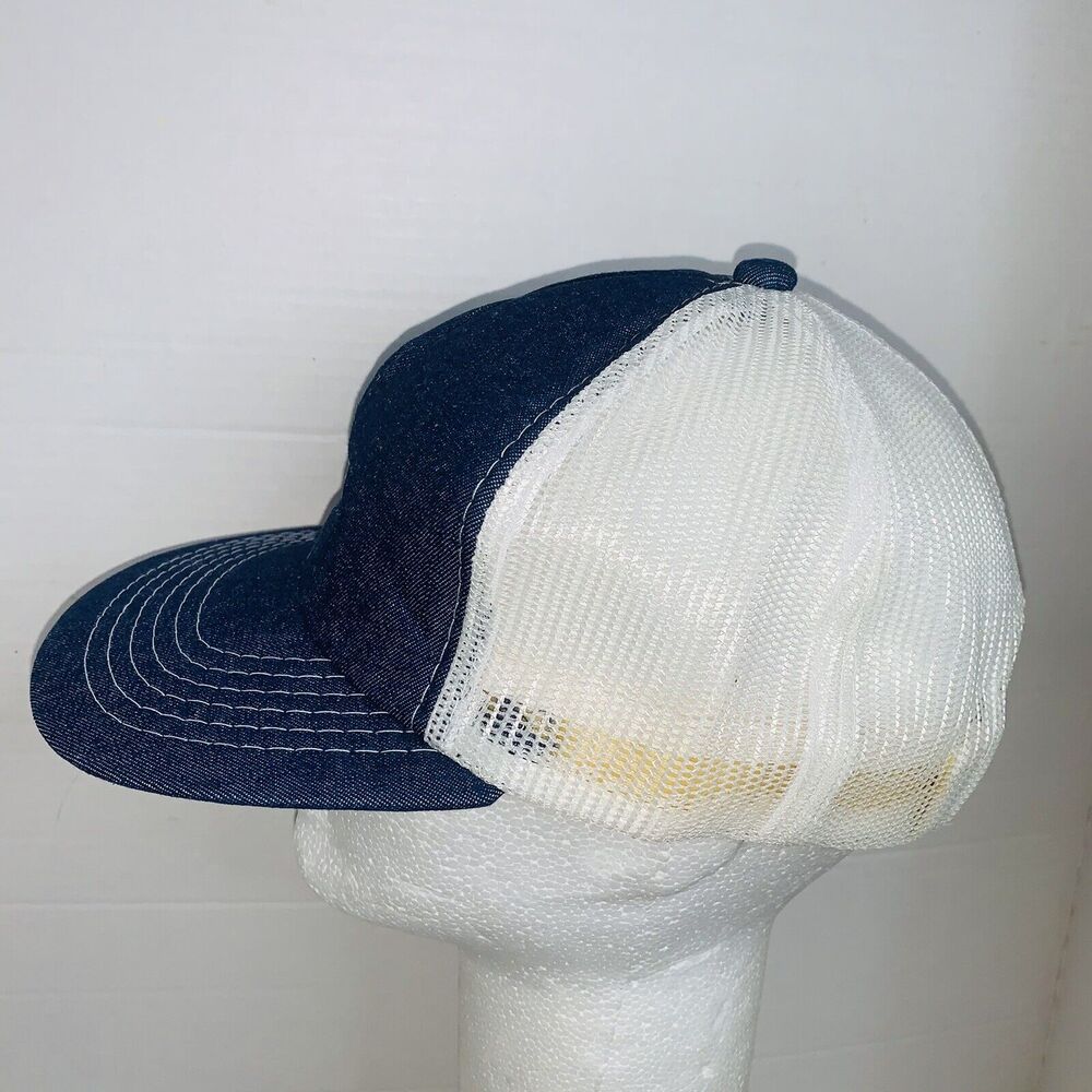 Koger/Air Corporation Blue Denim White Mesh Snapback Patch Cardinal Cap Unworn - Picture 2 of 7